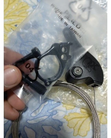 comando 2 posizioni FOX remote lever 2 position a Un Filo compreso collarino