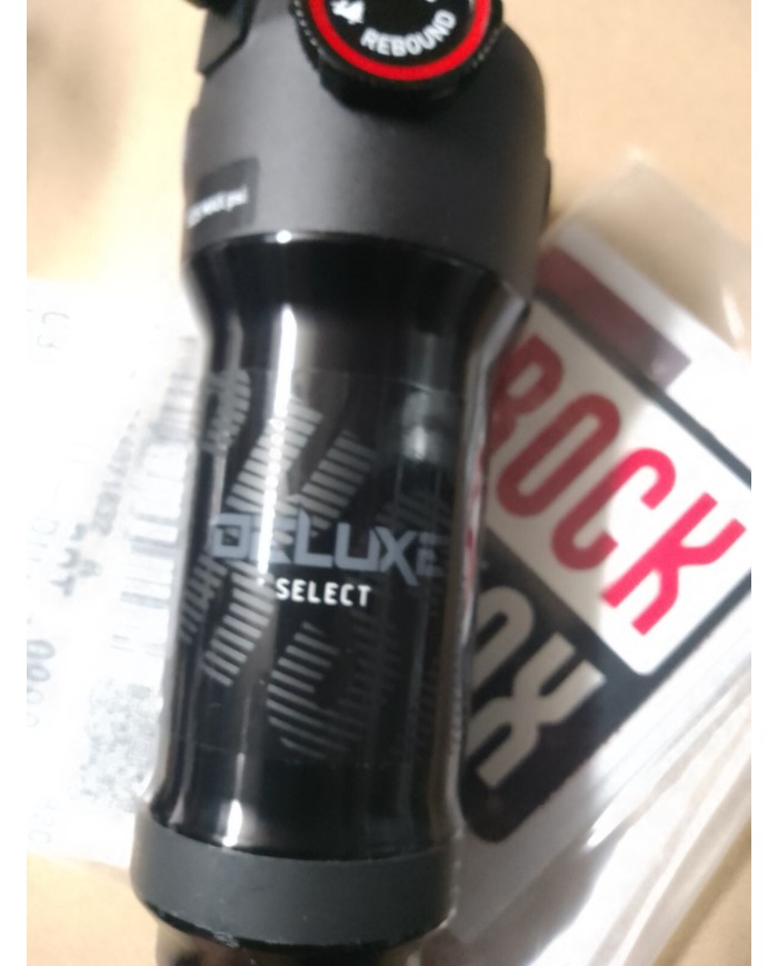 Ammortizzatore MTB 185x55 attacco trunnion, rockshox Deluxe select ,attacco infe