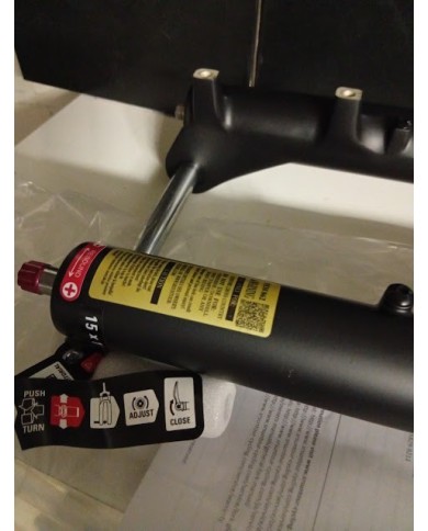 Forcella mtb nuova Suntour XCR34 Air 27,5 LO-R 120 Disc Tapered Boost 15x110