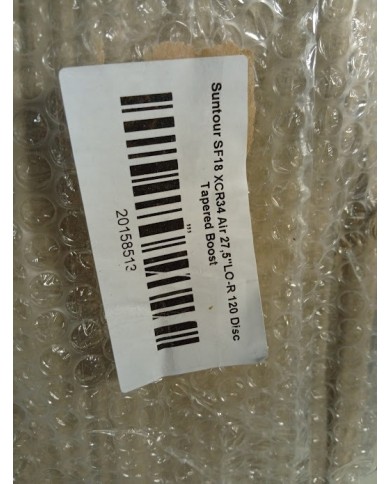 Forcella mtb nuova Suntour XCR34 Air 27,5 LO-R 120 Disc Tapered Boost 15x110