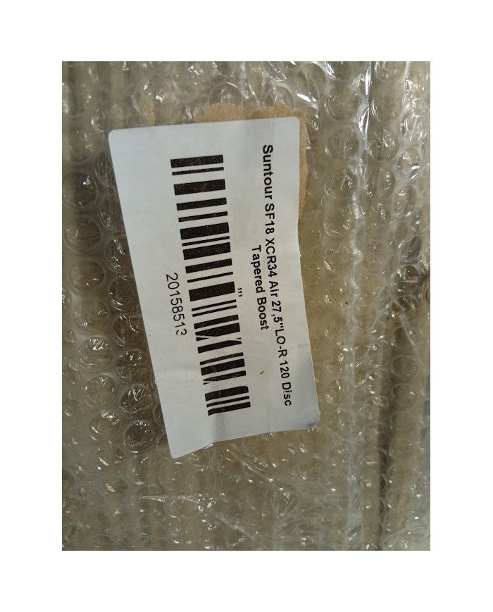 Forcella mtb nuova Suntour XCR34 Air 27,5 LO-R 120 Disc Tapered Boost 15x110