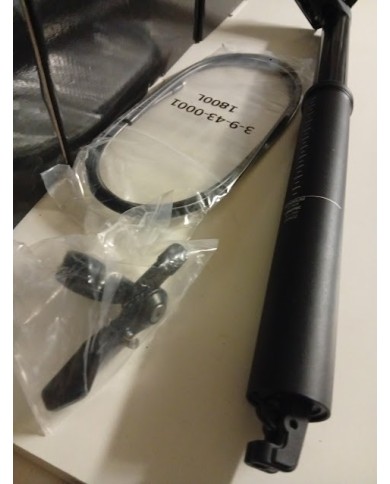 Reggisella Telescopico MTB Diam 34,9 Escursione 150 Limotec Alpha Passaggio Cavo