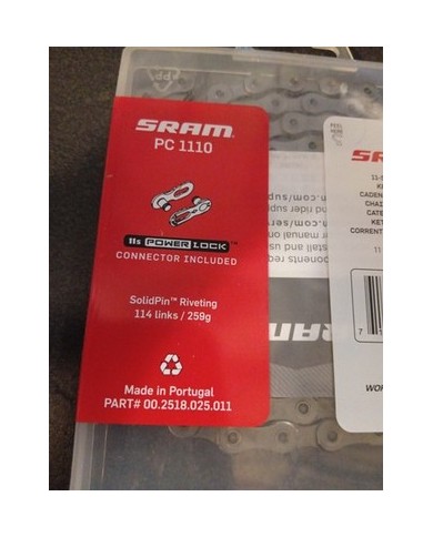 Catena a 11 velocità SRAM NX Power PC 1110 114 Maglie + Quick Link