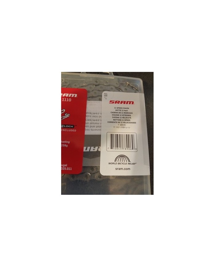 Catena a 11 velocità SRAM NX Power PC 1110 114 Maglie + Quick Link