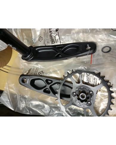 guarnitura mtb nuova SRAM DUB descendant corona 32t 3mm offset boost pediv 170