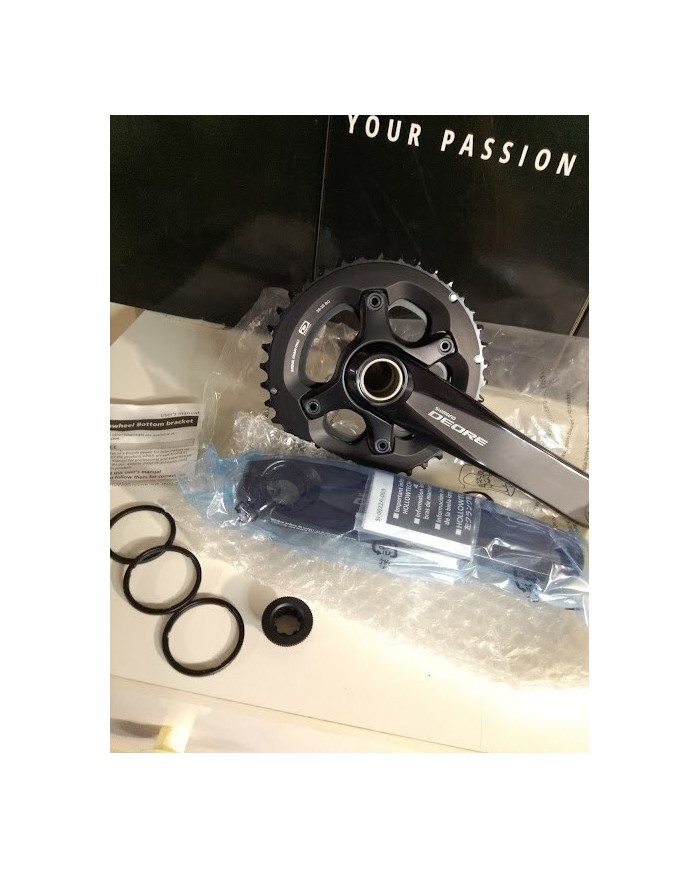 Guarnitura mtb 10 vel Shimano FC-M6000 doppia 38-28 10v 175mm