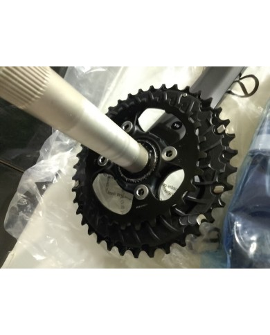 Guarnitura mtb 10 vel Shimano FC-M6000 doppia 38-28 10v 175mm