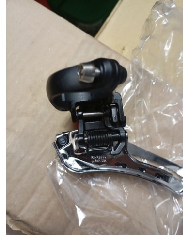 Deragliatore Anteriore Bici Corsa 2x11 Vel Collarino 31,8mm Shimano Ultegra...