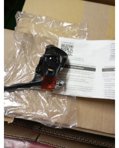 Deragliatore Anteriore Bici Corsa 2x11 Vel Collarino 31,8mm Shimano Ultegra...