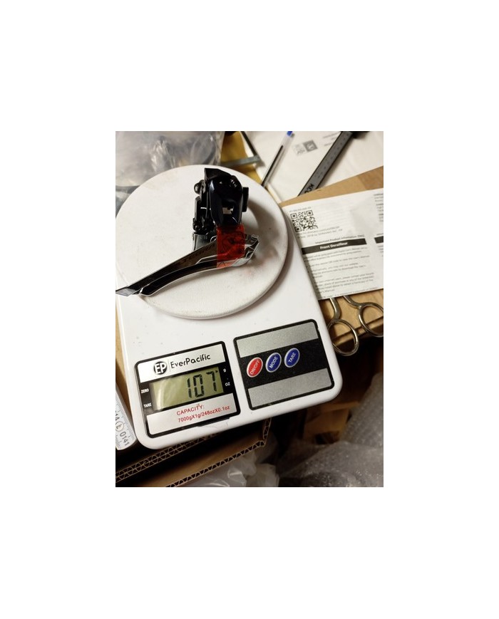 Deragliatore Anteriore Bici Corsa 2x11 Vel Collarino 31,8mm Shimano Ultegra...