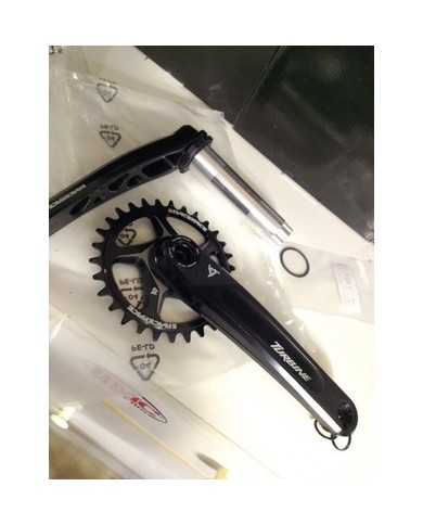 Guarnitura MTB nuova raceface perno 30mm lungo 116mm corona 30t pedivelle 175mm