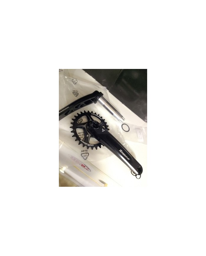 Guarnitura MTB nuova raceface perno 30mm lungo 116mm corona 30t pedivelle 175mm