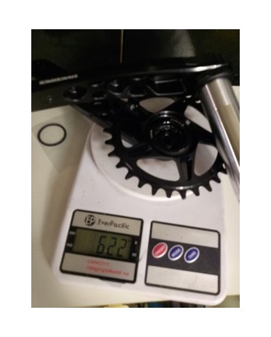 Guarnitura MTB nuova raceface perno 30mm lungo 116mm corona 30t pedivelle 175mm