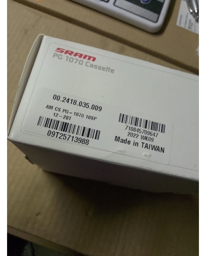 cassetta nuova per bici da corsa 10 vel sram pg- 1070 12-28 compatibile shimano