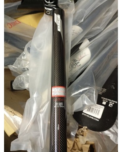 Reggisella 31.6mm Lungh 35cm Fsa In Alluminio Con Look Carbon Nuovo