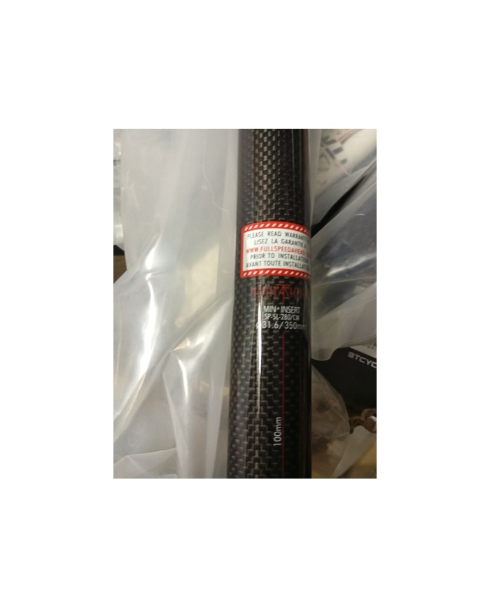 Reggisella 31.6mm Lungh 35cm Fsa In Alluminio Con Look Carbon Nuovo