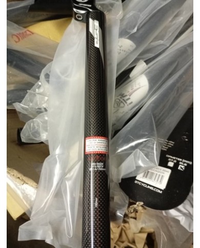 Reggisella 31.6mm Lungh 35cm Fsa In Alluminio Con Look Carbon Nuovo