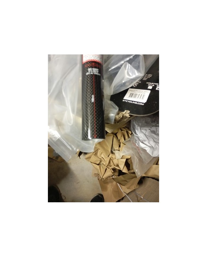 Reggisella 31.6mm Lungh 35cm Fsa In Alluminio Con Look Carbon Nuovo