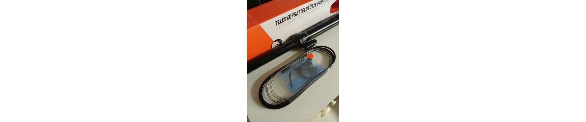 Reggisella Telescopico MTB E-bike Diam 31,6 escurs 125mm Passaggio Cavo Esterno