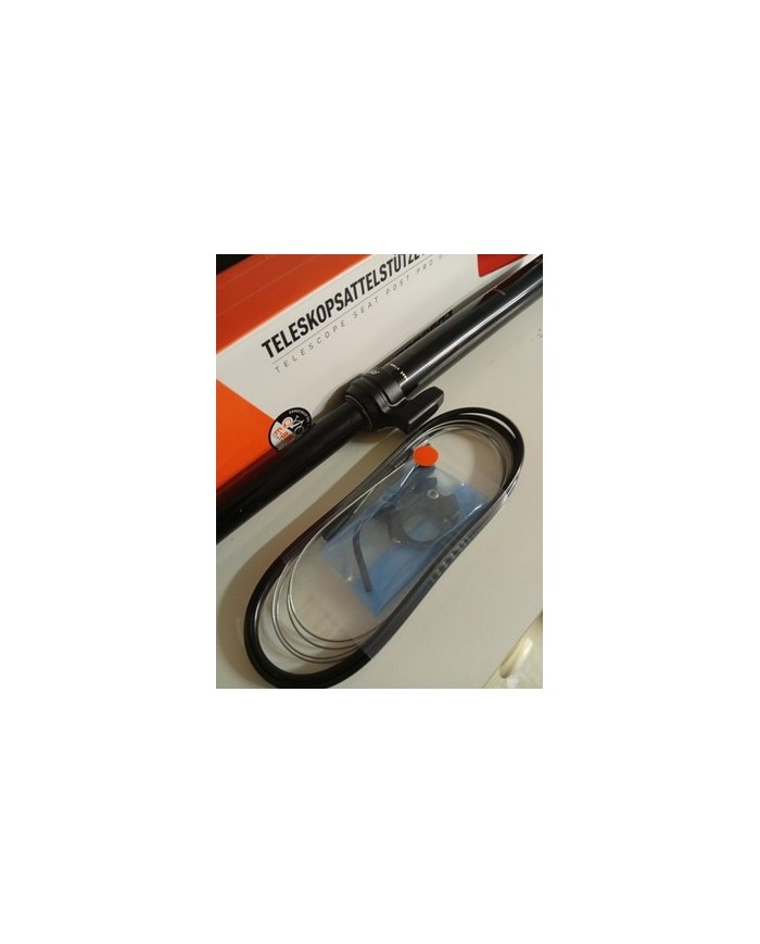 Reggisella Telescopico MTB E-bike Diam 31,6 escurs 125mm Passaggio Cavo Esterno