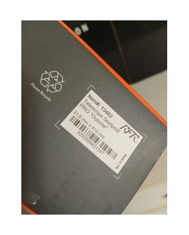 Reggisella Telescopico MTB E-bike Diam 31,6 escurs 125mm Passaggio Cavo Esterno