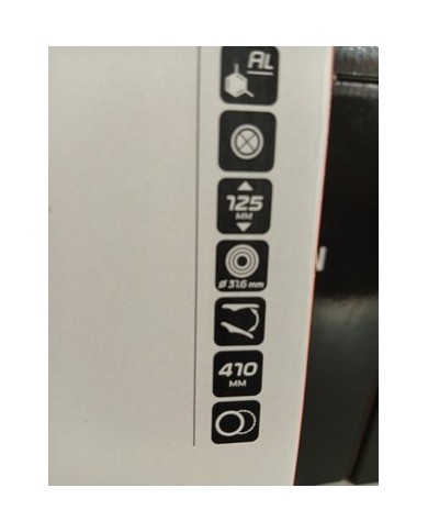 Reggisella Telescopico MTB E-bike Diam 31,6 escurs 125mm Passaggio Cavo Esterno