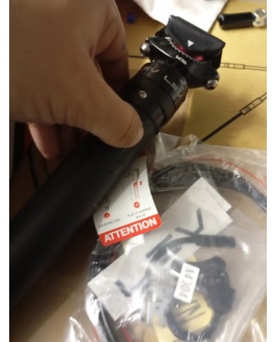 Reggisella Telescopico MTB 34,9 Cavo Esterno Escurs 100mm Lungh Totale 335mm Ks