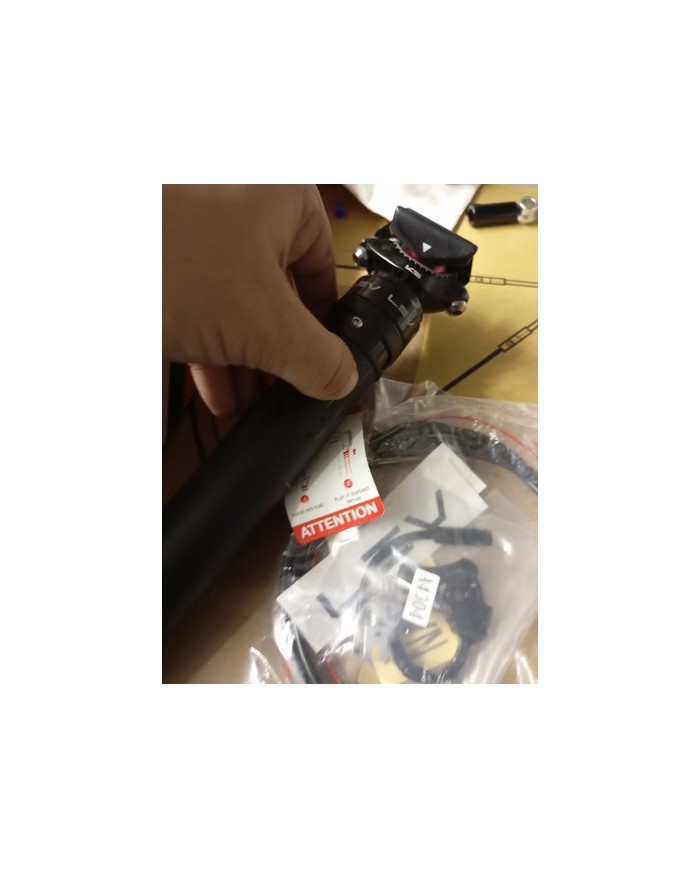 Reggisella Telescopico MTB 34,9 Cavo Esterno Escurs 100mm Lungh Totale 335mm Ks