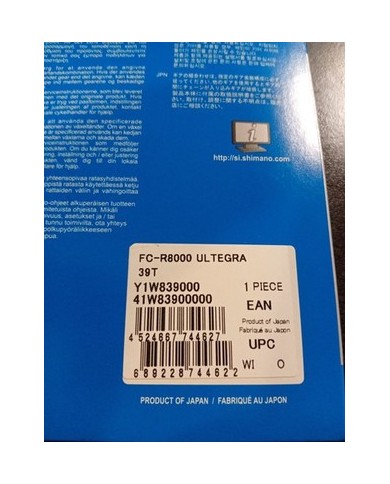 Corona 10 velocità Shimano XT FC-M780 giro bulloni 64mm 24 denti