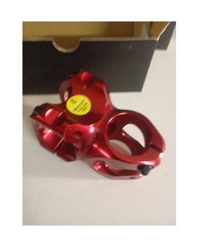 Stem MTB Diametro 35mm Lunghezza 40mm Rosso Raceface Turbine R 0 Inclinazione