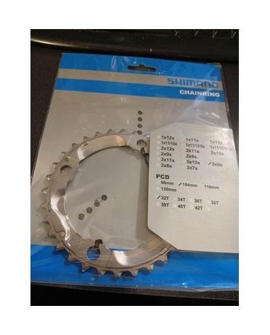 Shimano Deore FC-M532 Bicicletta Manovella MTB Ricambio Medio Corona 104 32T
