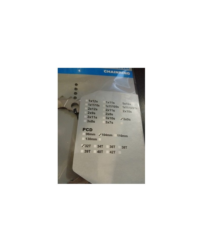 Shimano Deore FC-M532 Bicicletta Manovella MTB Ricambio Medio Corona 104 32T