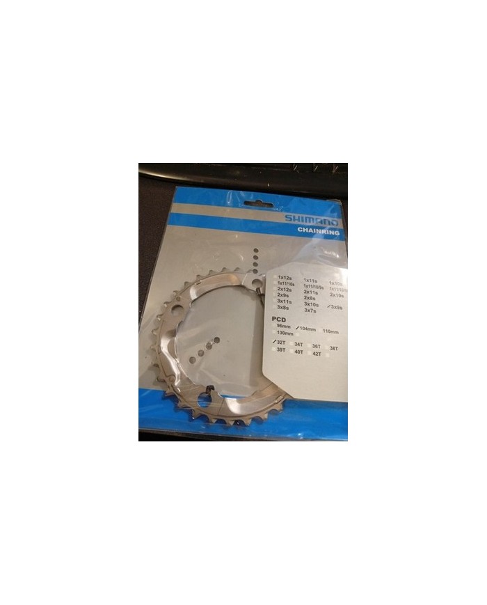 Shimano Deore FC-M532 Bicicletta Manovella MTB Ricambio Medio Corona 104 32T