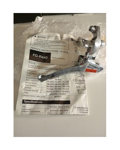 Deragliatore Anteriore 2 Vel Bici Corsa Shimano Fd-r440