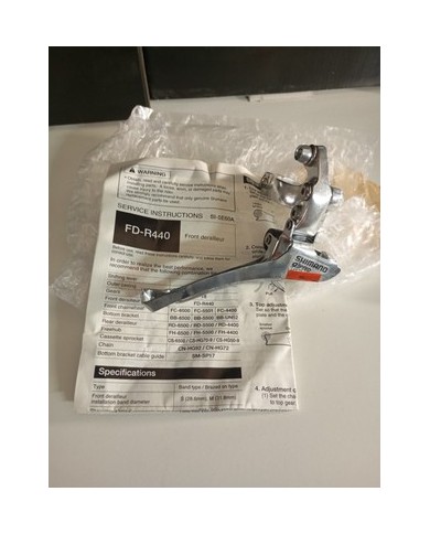 Deragliatore Anteriore 2 Vel Bici Corsa Shimano Fd-r440