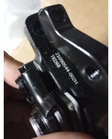 pinza freno mtb meccanica tektro tkd-68 nuova compreso adattatore per disco 180