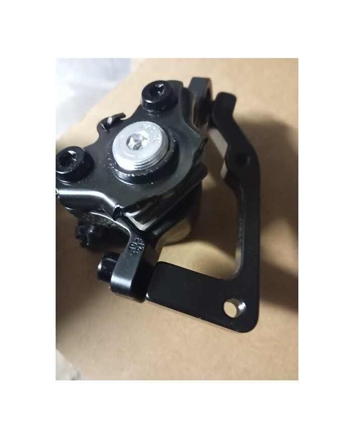 pinza freno mtb meccanica tektro tkd-68 nuova compreso adattatore per disco 180