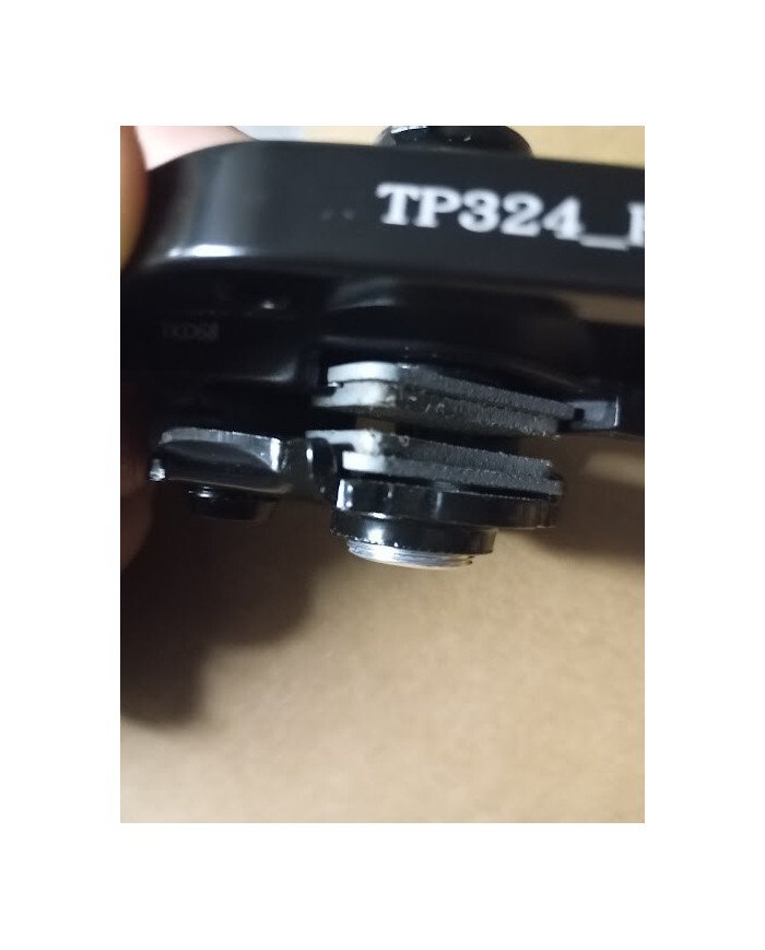 pinza freno mtb meccanica tektro tkd-68 nuova compreso adattatore per disco 180