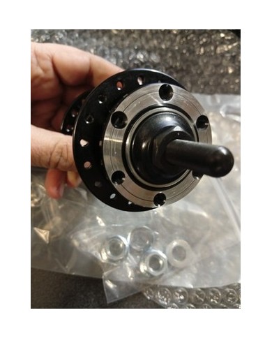 Mozzo novatec anteriore MTB sgancio rapido 9x100mm a 36 raggi , disco 6 fori