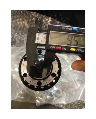 Mozzo novatec anteriore MTB sgancio rapido 9x100mm a 36 raggi , disco 6 fori