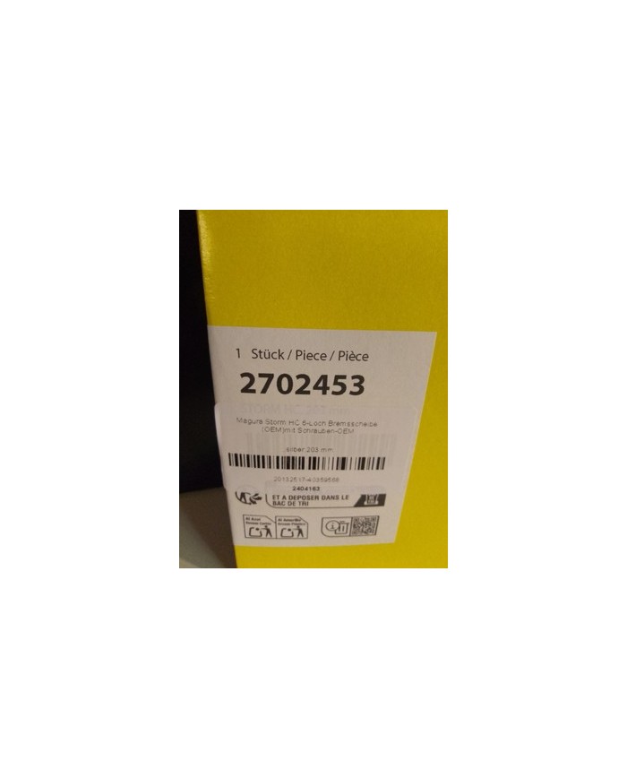 Disco MTB nuovo 203mm a 6 fori magura storm hg