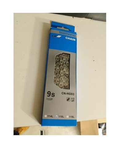 Catena MTB XT e Corsa Ultegra 9 Vel Cn-hg93 116L+Quick Link