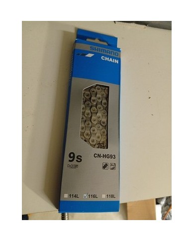 Catena MTB XT e Corsa Ultegra 9 Vel Cn-hg93 116L+Quick Link