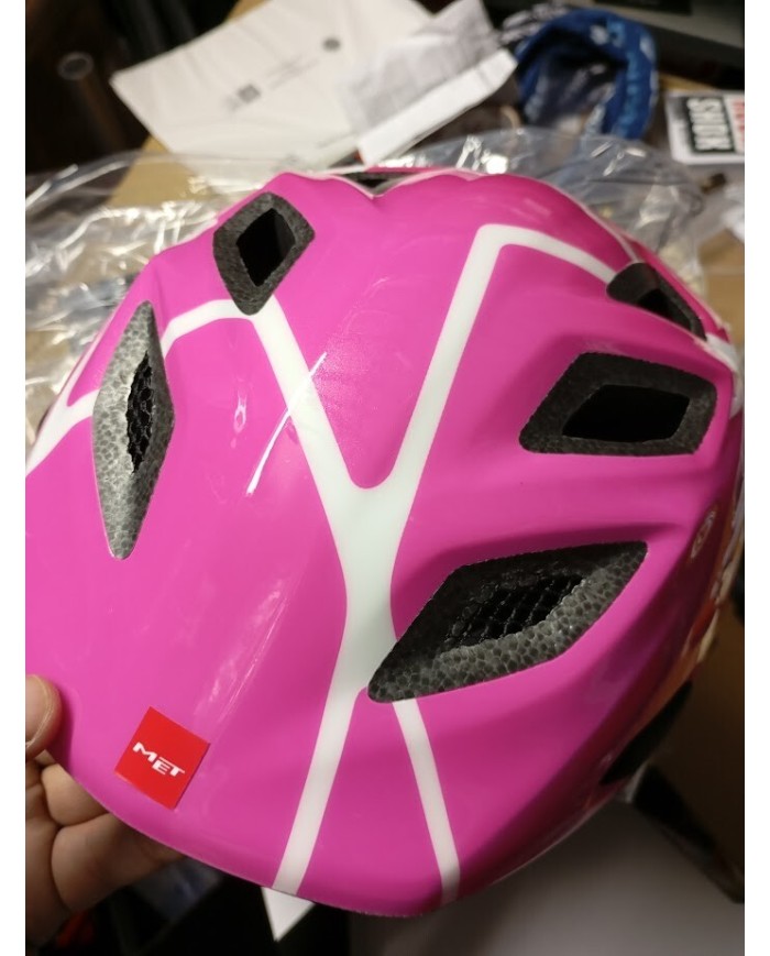 caschetto bici bambina/ragazzina taglia unica regolabile 52-57cm circ capo