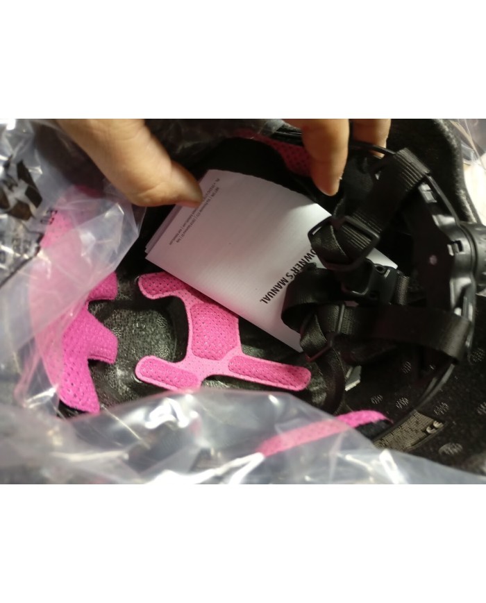 caschetto bici bambina/ragazzina taglia unica regolabile 52-57cm circ capo