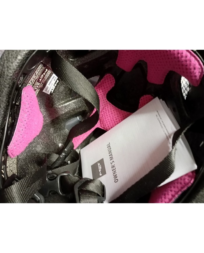 caschetto bici bambina/ragazzina taglia unica regolabile 52-57cm circ capo