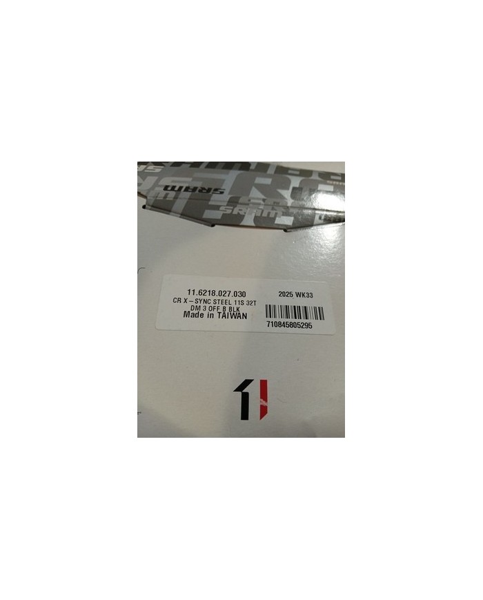 Corona MTB SRAM nuova a 3 viti 32t 11vel per ruota post 148mm boost offset 3mm