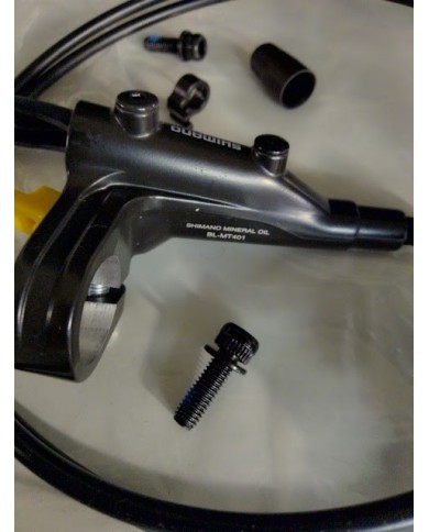 freno anteriore sinistro shimano leva bl-mt401 pinza br-mt410 in kit