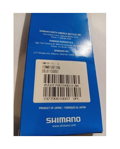 Catena Shimano 12v Nuova E Originale Cn-m6100 116L + Quick Link