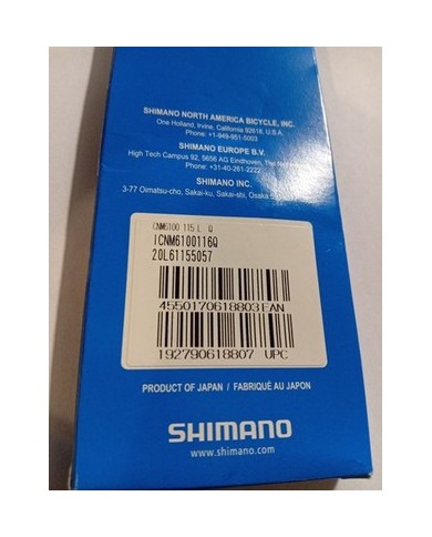 Catena Shimano 12v Nuova E Originale Cn-m6100 116L + Quick Link